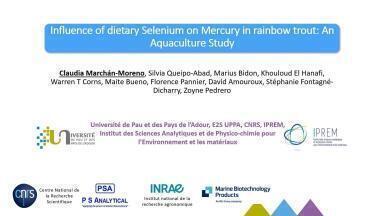 Influence of Selenium on the Fate of Mercury in Fish: An Aquaculture Study